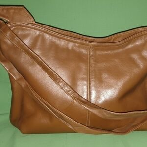 Morris Moskowitz 1970s  Leather Shoulder Bag